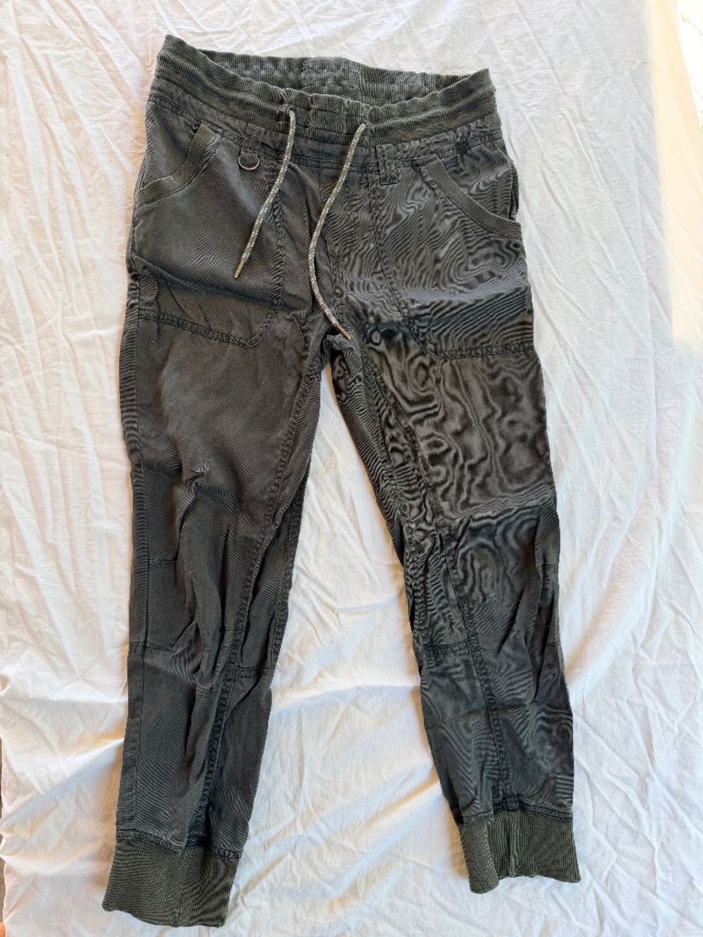 Anthropologie Pilcro Utility Jogger Pants Army Green XS